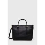 Answear Lab Kožna torba boja: crna | shoptok.hr
