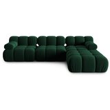 Micadoni Home Zelena baršunasta kutna garnitura Bellis – | shoptok.hr