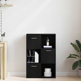  Ormar za knjige/Pregrada za sobu crni hrast 60,5 x 30 x 90 cm inženjerski drvo | Shoptok.si