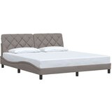  Posteljni okvir brez vzmetnice taupe 180x200 cm blago, (21829093) | Shoptok.si