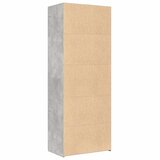  Visoka komoda boja betona 70x42,5x185 cm od konstruiranog drva | shoptok.hr
