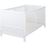 Roba Bela otroška posteljica z nastavljivo višino 70x140 cm Easy Sleep – | Shoptok.si