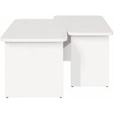  Kava Stol 2 pcs Bijelo Masivna borovina | shoptok.hr