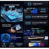 GMK Tec Mini PC K15 Core Ultra 5 125U 16GB DDR5 + 1TB SSD, WIN 11 Pro | shoptok.hr