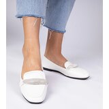 Gemre White women's loafers with rhinestones Kaletta | shoptok.hr