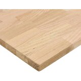 vidaXL Ploča za radni stol 100x50x2,5cm netretirane masivne hrastovine | shoptok.hr
