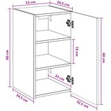  Ormar za Kupaonicu na Zidu Betonska siva 33 x 34,5 x 60 cm | shoptok.hr