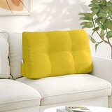  Jastuk za leđa Žuta 80 x 24 x 50 cm Baršun | shoptok.hr
