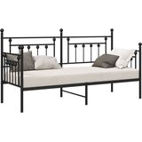 vidaXL Okvir kreveta Crna Metal 75 x 190 cm Crni okvir kreveta | shoptok.hr