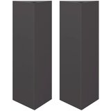  Vrtne sadilice 2 kom crne trokutaste 30x26x75 cm čelične | Eponuda.ba