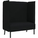 vidaXL visoka sofa Crna 109x56x121 cm Tkanina | shoptok.hr