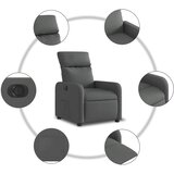  Električni naslonjač od tkanine tamnosivi | shoptok.hr