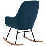  Stolica za ljuljanje od tkanine plava | shoptok.hr