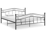  Okvir za krevet crni metalni 200 x 200 cm | shoptok.hr
