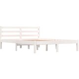 The Living Store Posteljni okvir iz borovine 120x190 cm bel - Posteljni Okvir, (21529459) | Shoptok.si