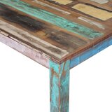  Blagovaonski stol od masivnog obnovljenog drva 80 x 82 x 76 cm | shoptok.hr