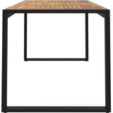  Vrtni stol s U-nogama 140 x 80 x 75 cm od masivnog drva bagrema | shoptok.hr