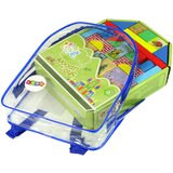  Set drvenih kocki sa dvorcem i životinjama u ruksaku | shoptok.hr