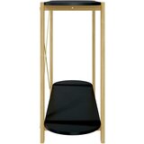 vidaXL Konzolni stol crni 110 x 38 x 75 cm od konstruiranog drva | shoptok.hr