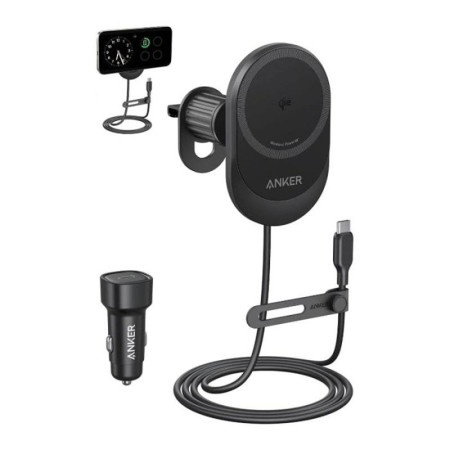 Anker MagGo bežični auto punjač s ugrađenim USB-C kabelom, 15W Cijene