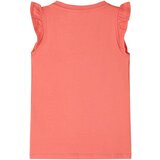  Dječja majica s volanima na rukavima koraljna boja 116 | shoptok.hr