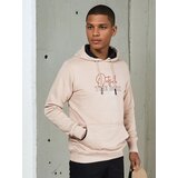 DStreet Bluza męska z kapturem beżowa | shoptok.hr