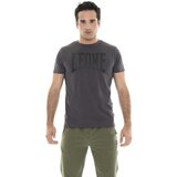Leone 1947 Majice s kratkimi rokavi Man T-Shirt Short Sleeves Big Logo Siva | Shoptok.si