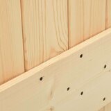 vidaXL Klizna vrata s priborom za montažu 80 x 210 cm masivna borovina | shoptok.hr