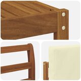  Set vanjskih sofa 5 kom. Prirodna i krem | shoptok.hr