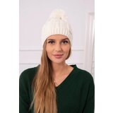 Kesi Cap with fleece Stefania K278 ecru | shoptok.hr