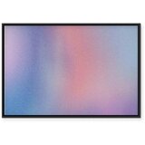  Slika - Rainbow Gradient - Delicate Multicolored Gradient Resembling Mist 60x40 U crnom drvenom okviru | shoptok.hr