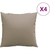 vidaXL Blazine za kavč 4 kosi taupe 60x60 cm blago, (21415057) | Shoptok.si