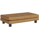  Pasja postelja s podaljškom rjava 100x50x30 cm žamet | Shoptok.si