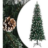  Umetna novoletna jelka s stojalom zelena 240 cm PVC | Shoptok.si