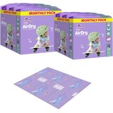 Violeta Pelene Air Dry, Maxi 4, Monthly, 8-14 kg,2x180 komada+ Podloga za igru, Ljubičasta | Eponuda.com
