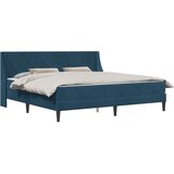  Okvir kreveta s madracem Zidne s uzglavljem 2 pcs Plava Baršun - Plava 200 x 200 cm | shoptok.hr