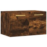 Maison Chic Stenska omarica - Zidna omarica dimljeni hrast 60x36,5x35 cm inženirski les iu86, (22062768) Cene