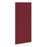  Plisirana zavjesa Bordo crvena 85x200 cm Širina tkanine 84,4 cm Poliester | Shoptok.si
