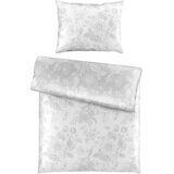 Esposa obojestranska posteljnina 140/200 cm saten siva, bela | Shoptok.si