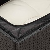  12-dijelni set vrtnih sofa od poliratana s jastucima crni | shoptok.hr