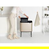 Brabantia Jeklen koš za smeti za ločevanje odpadkov/na dotik v zlati barvi 34 l Bo Touch Bin – | Shoptok.si
