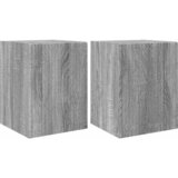 TV zidni ormar Zidne 2 pcs Siva Sonoma 30 x 31 x 40 cm | shoptok.hr