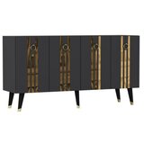 Hanah home komoda isil - anthracite, gold anthracitegold console | ePonuda.com