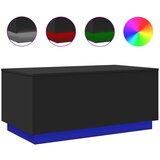  Stolić za kavu s LED svjetlima crni 90 x 50 x 40 cm | Eponuda.ba