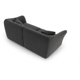 Cosmopolitan Design Temno siva žametna sedežna garnitura 206 cm Tokyo – | Shoptok.si