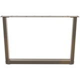  Noge za klub stolić V-oblik 2 kom Prirodni čelik 70 x (42-43,3) cm Čelik | shoptok.hr