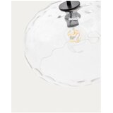 Kave Home Črna viseča svetilka s steklenim senčilom ø 40 cm Balma – | Shoptok.si