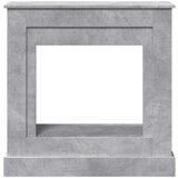 vidaXL Okvir za kamin betonsko siva 90x30x90 cm inženirski les | Shoptok.si