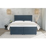 Ropez Temno modra boxspring postelja s prostorom za shranjevanje 160x200 cm Lola – | Shoptok.si