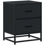  Noćni ormarići 2 kom crni 40x31x50 cm od konstruiranog drva | shoptok.hr